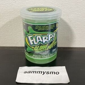$2 Flarp, Glow in the dark Putty 105g / 3.7oz GREEN